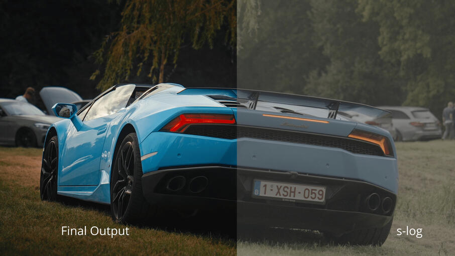 s-log to cinematic colorgrade